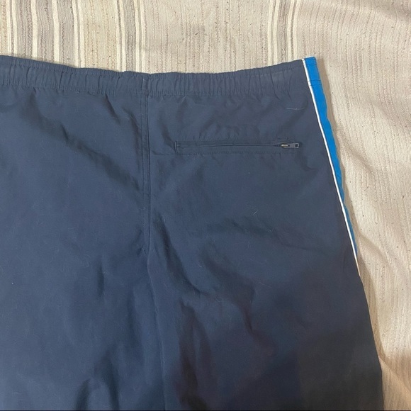 Old Navy Swim Trunks Board Shorts, Navy Blue w/ Side Stripes - Picture 5 of 6